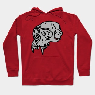 Skull Monkey-Grey Hoodie